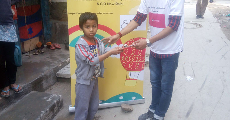Stationery Kit Distribution to Kids