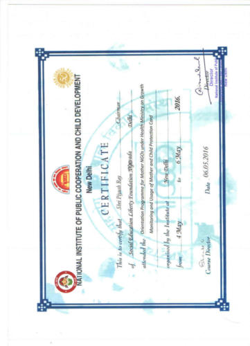 Certificate Piyush Roy
