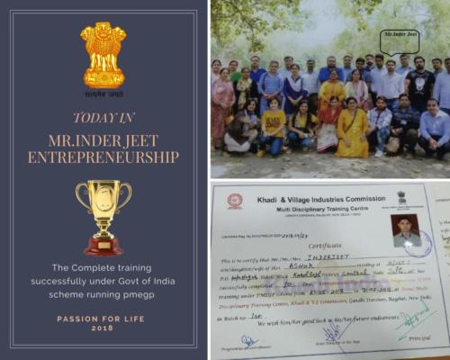 Inder Jeet Complete Training EDP Ministry of MSME
